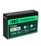 Acumulator stationar AGM 6V 7Ah VRLA plumb acid baterie fara mentenanta jucarii sisteme de alarma Green Cell