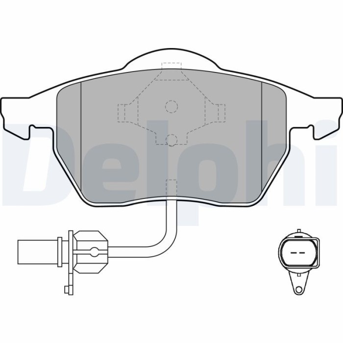 DELPHI LP1706 set placute frana,frana disc