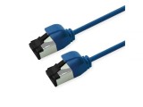 Cablu de retea RJ45 Slim U/FTP Cat. 8.1 (Class I) LSOH 3m Albastru, Roline 21.15.3256