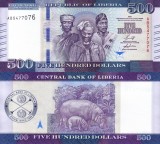 LIBERIA 500 dollars 2020 UNC!!!