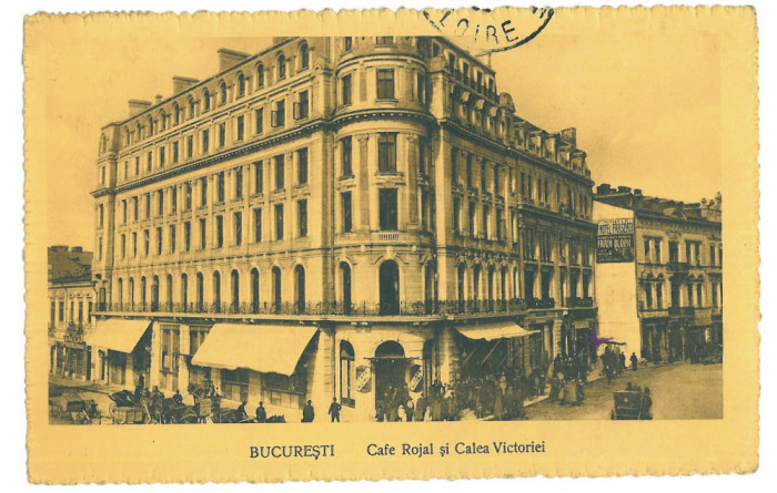 3916 - BUCURESTI, Caffe Royal, Romania - old postcard - used