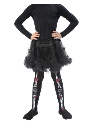 Dres copii schelet Day of the Dead 4-9 ani foto