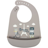 Canpol babies Bonjour Paris Bibs bavețică Beige 1 buc