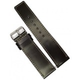 Cumpara ieftin Curea ceas HANDMADE Piele Naturala Neagra 26mm | Marime XL