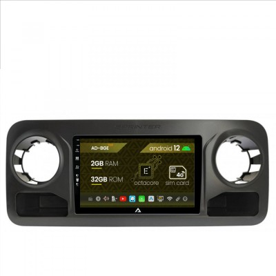 Navigatie Mercedes Benz Sprinter, Android 12, E-Octacore 2GB RAM + 32GB ROM, 10.1 Inch - AD-BGE10002+AD-BGRKIT407V2 foto