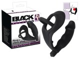 Inel Penis Si Stimulator Anal Cu Vibratii, Negru, You2toys