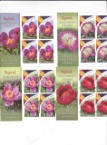 Romania MNH 2023 - Bujorul floarea nationala a Romaniei - LP 2418 - blocuri de 4