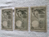 Lot 3 bacnote 10 Marci 1906 GERMANIA