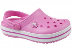 Papuci flip-flop Crocs Crocband Clog K 204537-6U9 Roz foto