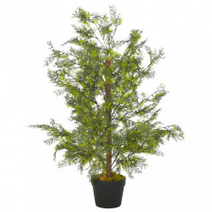 Plantă Artificială Chiparos Cu Ghiveci Verde 90 cm 280174