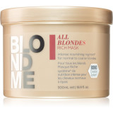Schwarzkopf Professional Blondme All Blondes Rich masca hranitoare pentru par aspru. 500 ml