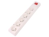 Conector alimentare AC mamă splitter 2P alb 250V 16A