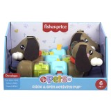 Catelus cu activitati senzoriale, Fisher Price, Click &amp; Spin, HTW91