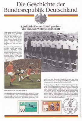 Germania 1990 - Istoria R.F.G. la CM de Fotbal, Carton Special, 2 Poze foto