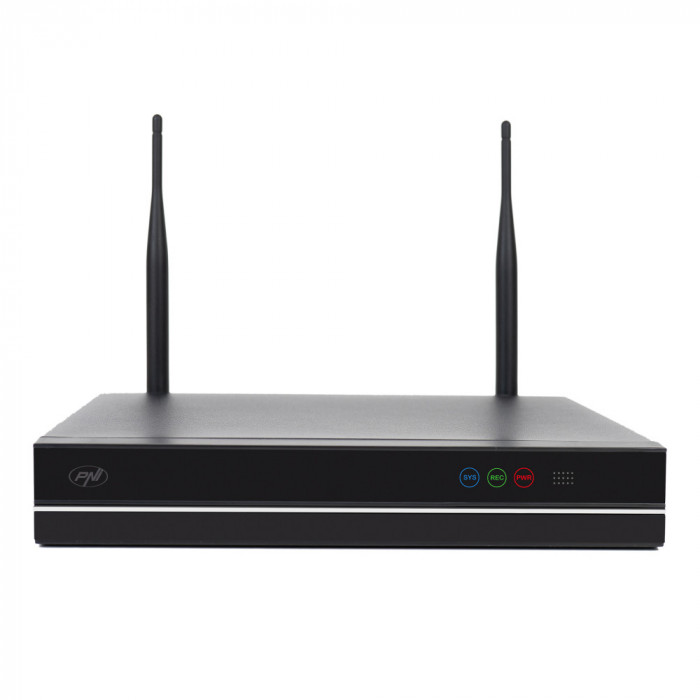 Kit supraveghere video PNI House WiFi660 NVR 8 canale si 4 camere wireless de exterior 3MP, P2P, IP66