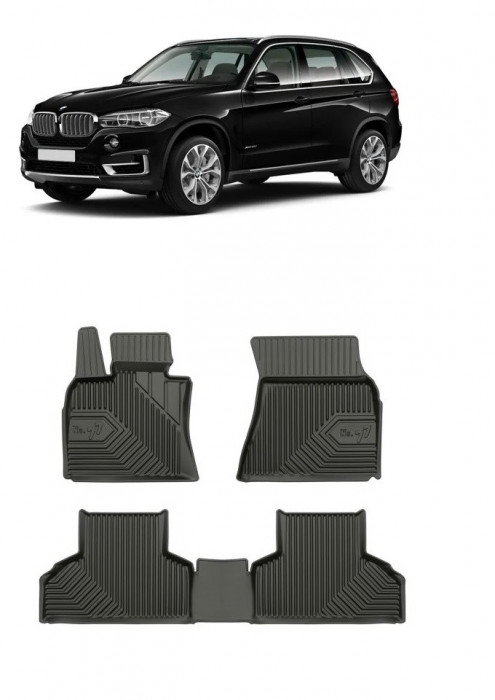 Set Covorase Auto Cauciuc dedicate Bmw X5 (F15) (2013-2018)