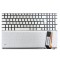 Tastatura Laptop, Asus, N76, N76Y, N76V, N76VB, N76VJ, N76VM, N76VZ, iluminata, argintie, layout UK