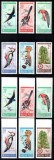 Ungaria 1966, Mi #2231-2236 A+B**, dant + ned, fauna, pasari, MNH. Cota 125,50 &euro;!, Natura, Nestampilat