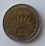 Argentina 1 peso 2010, America Centrala si de Sud