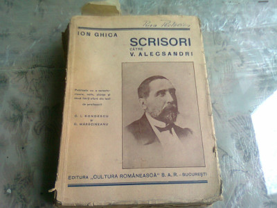 ION GHICA SCRISORI CATRE V. ALECSANDRI foto