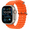 Apple Watch Ultra 2, GPS, Cellular, Carcasa Titanium 49mm, Orange Ocean Band