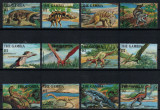 GAMBIA 1995 - Dinozauri / serii complete MNH (2 img), Nestampilat