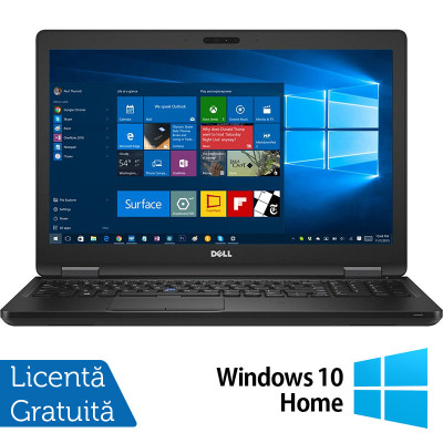 Laptop Refurbished Dell Latitude 5580, Intel Core i5-7200U 2.50GHz, 8GB DDR4, 256GB SSD, 15.6 Inch HD, Tastatura Numerica + Windows 10 Home NewTechnol foto