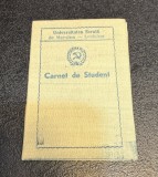 Carnet de student Universitatea Serala de Marxism Leninism