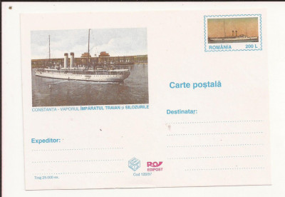 Carte Postala - Constanta - Vaporul Imparatul Traian , necirculata 1997 foto