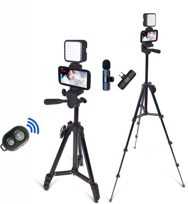 Kit Vlogging pentru Filmari Youtube, TikTok, compatibil cu Aparat Foto, Smartphone foto
