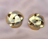 CERCEI CLIPS VINTAGE DIN METAL AURIU PATINAT