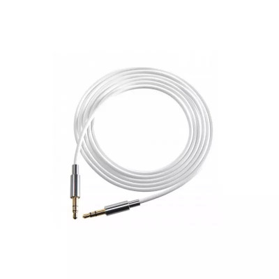 Cablu audio stereo cu conector Jack 3.5 mm, 1500 mm Alb foto