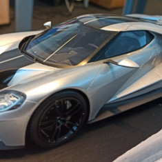 Macheta Ford GT 2015 Silver Chicago Autoshow - True Scale Models TSM 1/18