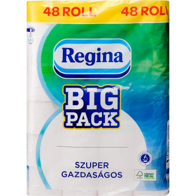 Hartie Igienica Regina Big Pack, 2 Straturi, 48 Role/Bax, Hartie Igienica la Bax, Hartie Igienica Alba, Hartie Igienica Regina Big Pack, Hartie Igieni foto