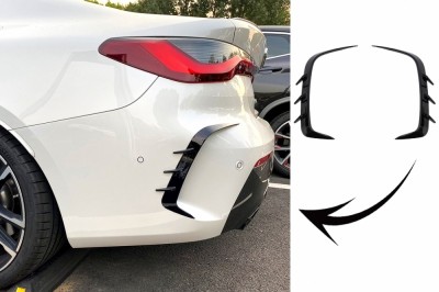 Prelungiri Extensii Bara Spate BMW Seria 4 G22 (2020+) Negru Lucios Performance AutoTuning foto