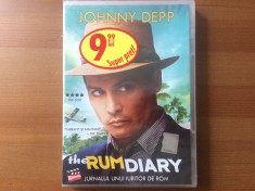 Jurnalul unui iubitor de rom The Rum Diary DVD film aventura johnny depp sigilat foto