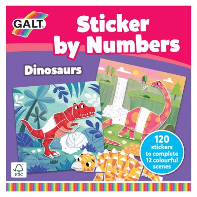 Cartea mea cu stickere - Dinozauri prietenosi PlayLearn Toys foto