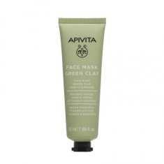 Mască facială APIVITA cu argilă verde, curățare profundă 50 ml