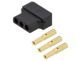 Mufă Cablu PCB Mamă 2mm 3 Pin Crimpată