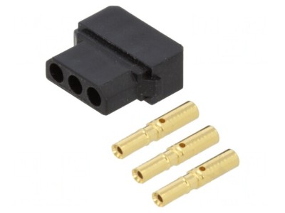 Mufă Cablu PCB Mamă 2mm 3 Pin Crimpată foto