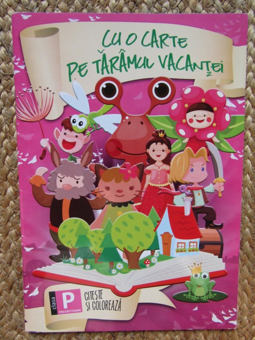 CU O CARTE PE TARAMUL VACANTEI CLASA PREGATITOARE LECTURI LITERARE