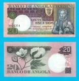 Angola (pick 104) 20 Escudos 1973 UNC serie: 3A252..