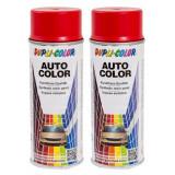 Cumpara ieftin Pachet x 2 Vopsea auto Spray Dupli-Color Logan Rosu Passion 021C 350 ml
