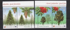 ROMANIA 2017 AURUL PADURILOR- Emisiune comuna Romania-Estonia- Serie 2 timbre cu vinieta LP2171