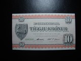 FEROE 10 KRONUR 1949 XF +