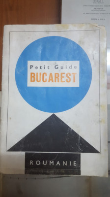 București, Mic ghid, cu o harta color, Atracții turistice, 1968 foto