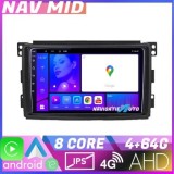 Navigatie Smart 2005 2010 KIT SMART05 EDOTEC-LITE Android Ecran 720P Octa Core 4 64 Carplay CarStore Technology
