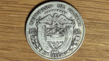 Panama - argint 0.900 - 1/4 cvarto balboa 1953 - aniversara 50 ani de republica