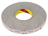 Bandă de fixare acril gri 19mm x 20m