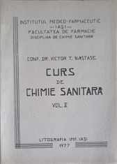 CURS DE CHIMIE SANITARA VOL.2-VICTOR T. NASTASE-246257